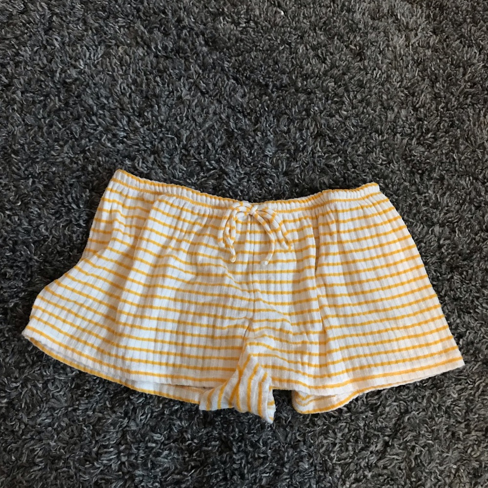 Old navy yellow striped bottoms